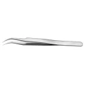 RS PRO Stainless Steel Strong Tweezer 115mm Length Anti-Magnetic Anti-Acid 136-9848