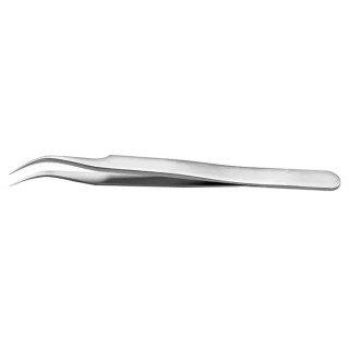 RS PRO Stainless Steel Strong Tweezer 115mm Length Anti-Magnetic Anti-Acid 136-9848