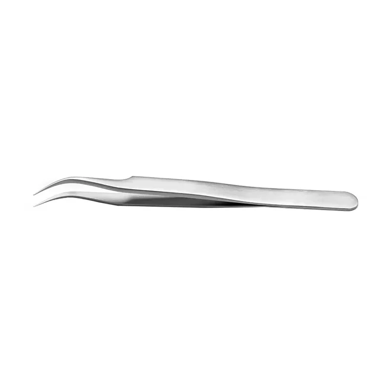 RS PRO Stainless Steel Strong Tweezer 115mm Length Anti-Magnetic Anti-Acid 136-9848