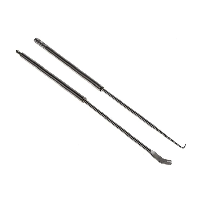 RS PRO Stainless Steel Spring Hook 5-Piece Set 100 mm 136-9859