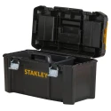 Stanley Plastic Tool Box 480mm Length 250mm Width 250mm Height Removable Tote Tray STST1-75521