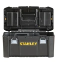 Stanley Plastic Tool Box 480mm Length 250mm Width 250mm Height Removable Tote Tray STST1-75521