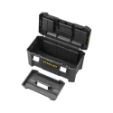 Stanley Plastic Tool Box 480mm Length 250mm Width 250mm Height Removable Tote Tray STST1-75521