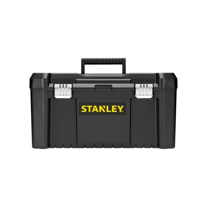 Stanley Plastic Tool Box 480mm Length 250mm Width 250mm Height Removable Tote Tray STST1-75521