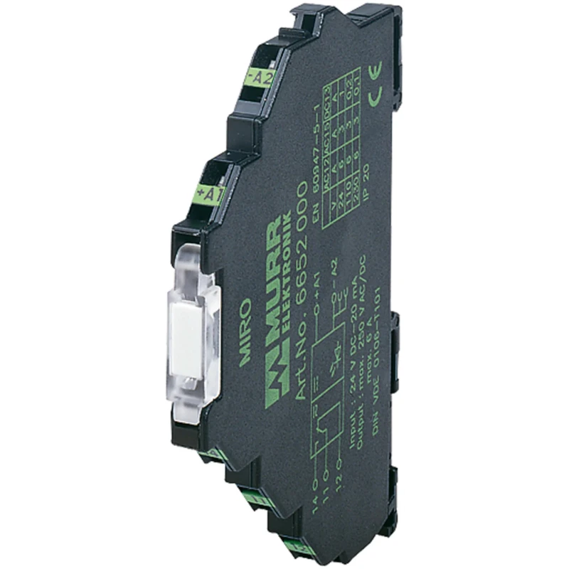 Murrelektronik Limited Electromechanical Interface Relay, DIN Rail Mount, 24V DC Coil, SPDT, 14mA Coil Current 6652002