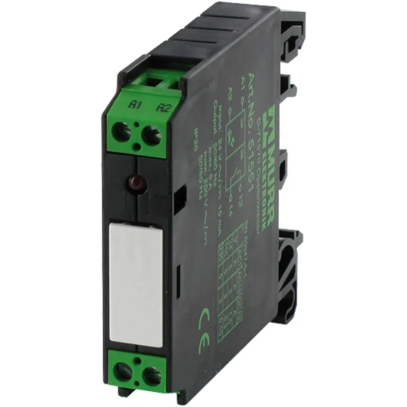 Murrelektronik Limited Electromechanical Interface Relay, DIN Rail Mount, 24V dc Coil, SPST, 5A, 15mA Coil Current 51551