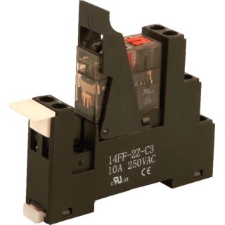 Hongfa Europe GMBH Electromechanical Interface Relay, DIN Rail Mount, 230V AC Coil, SPDT, 16A 1RMTFL-240A-3