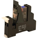 Hongfa Europe GMBH Electromechanical Interface Relay DPDT 24V DC Coil 8A DIN Rail Mount 2RMTFL-24-3