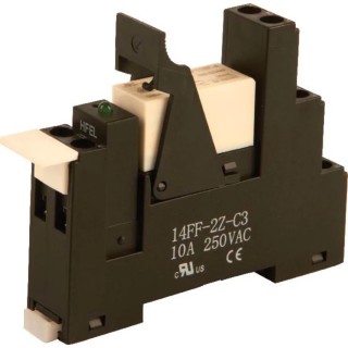 Hongfa Europe GMBH 1RM Series Electromechanical Interface Relay, DIN Rail Mount, 24V AC Coil, SPDT Contact 1RM-24A-16A-3