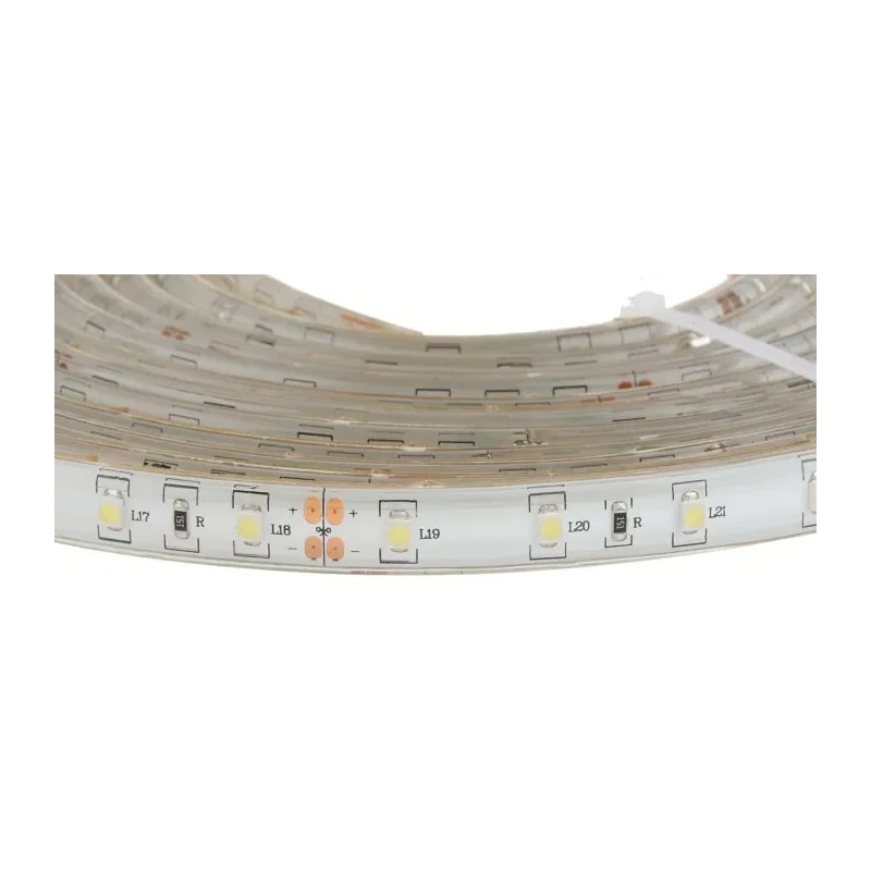RS PRO 24V Flexible White LED Strip 7000K Colour Temperature 5m Length Model 136-9013