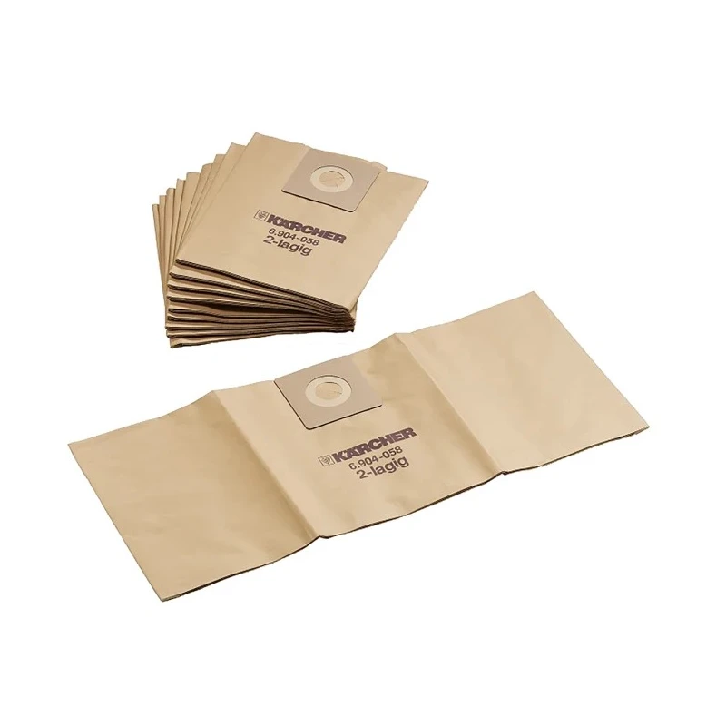 Karcher Vacuum Bag Accessory for Wet and Dry Vacuum Cleaner NT 35/1 Tact TE and NT 35/1 AP 5 Bags Pack 69042590