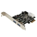 StarTech.com 2 Port PCIe USB 3.0 Card with UASP Support PEXUSB3S25