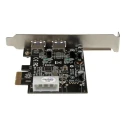 StarTech.com 2 Port PCIe USB 3.0 Card with UASP Support PEXUSB3S25