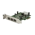 StarTech.com 3 Port PCIe Firewire Card with 2x FireWire 800 and 1x FireWire 400 Ports PEX1394B3LP