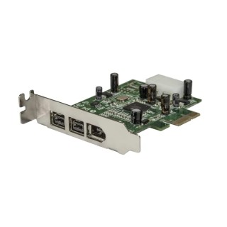 StarTech.com 3 Port PCIe Firewire Card with 2x FireWire 800 and 1x FireWire 400 Ports PEX1394B3LP