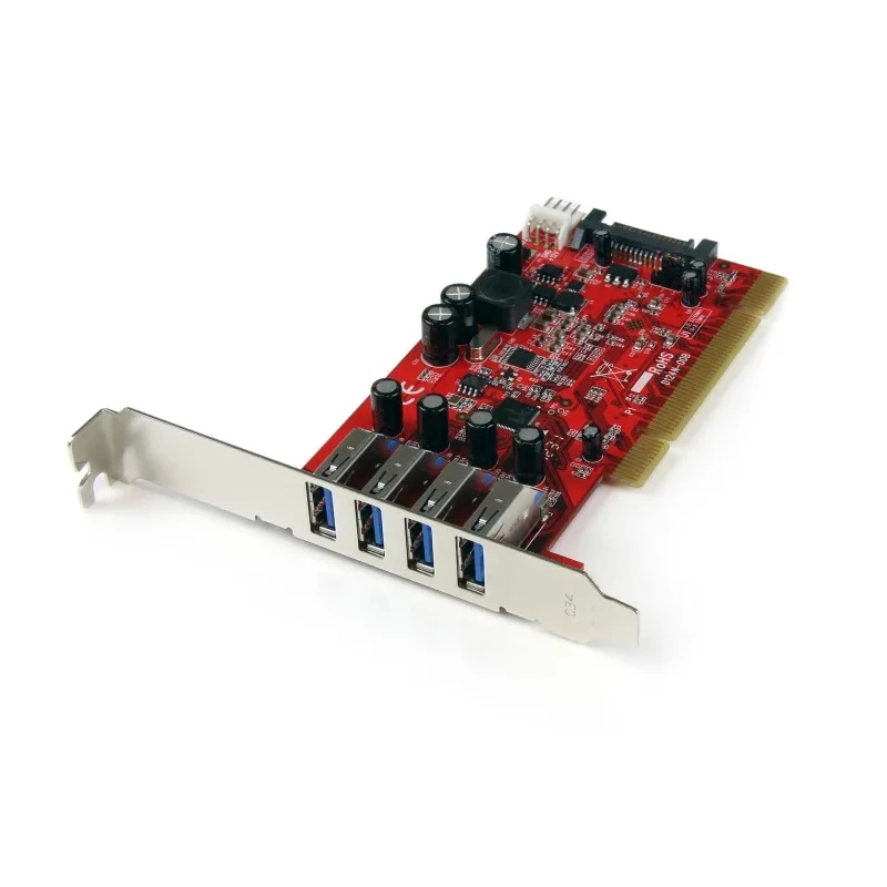 StarTech.com 4 Port USB PCI Card, USB 3.0, SuperSpeed, SATA Power Connector PCIUSB3S4