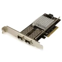 StarTech.com 2 Port PCIe Fibre Ethernet Network Card 10000Mbps PEX20000SFPI