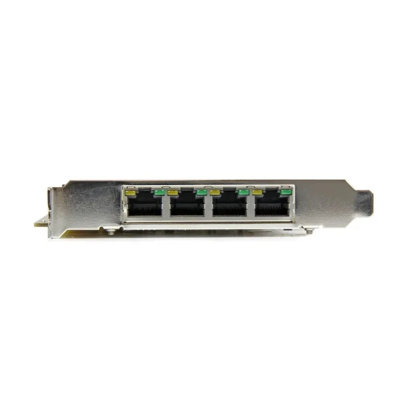 StarTech.com 4 Port PCIe RJ45 Gigabit PoE Network Card 1000Mbps 