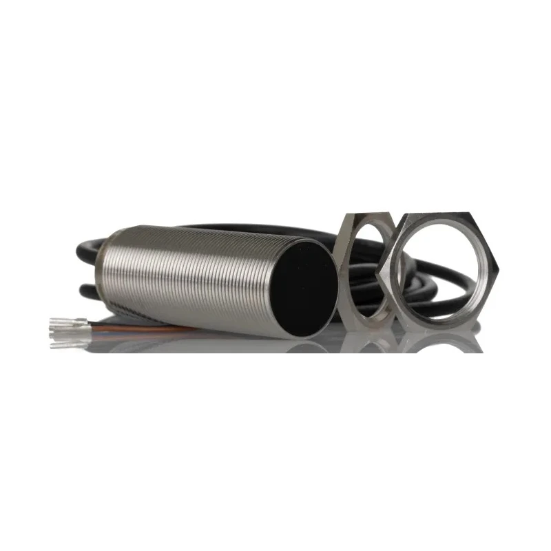 ifm electronic Threaded Barrel Inductive Proximity Sensor M30 x 1.5, PNP Output, 36 V DC, 10 mm Detection DI5020