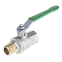 RS PRO Brass Threaded Ball Valve BSPP 1/4 to 2 in Inlet 1/2 in Outlet Steel Handle RS-PRO 141-7715