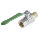 RS PRO Brass Threaded Ball Valve BSPP 1/4 to 2 in Inlet 1/2 in Outlet Steel Handle RS-PRO 141-7715