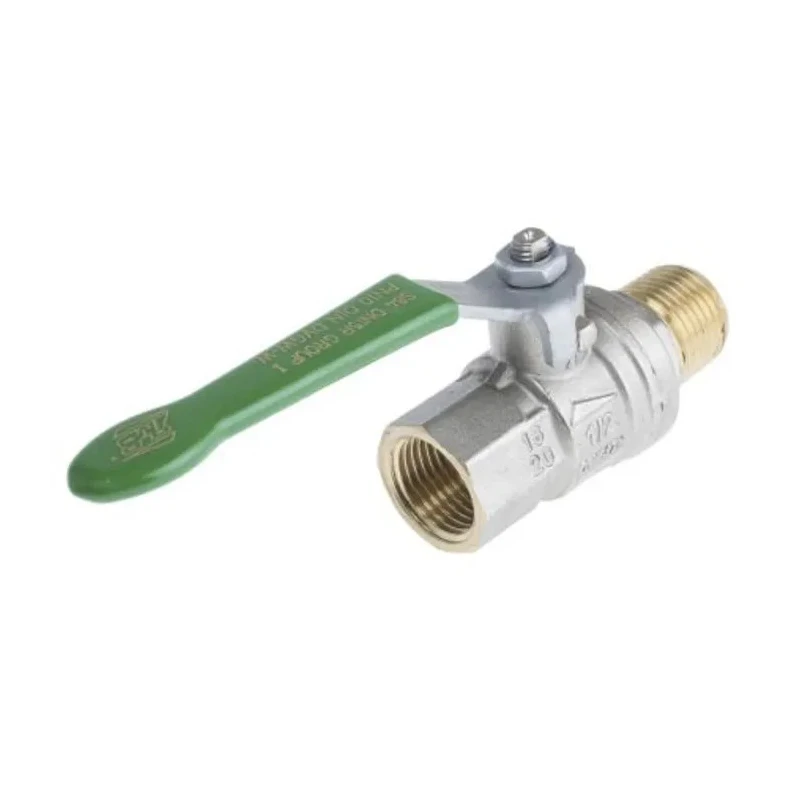RS PRO Brass Threaded Ball Valve BSPP 1/4 to 2 in Inlet 1/2 in Outlet Steel Handle RS-PRO 141-7715