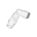 Legris LIQUIfit Series Pneumatic Fitting Male, Threaded-to-Tube, 3/8 in R Thread, Push-In 6 mm Polymer 16 bar 6509 06 17WP2