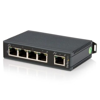StarTech.com Unmanaged 5 Port Ethernet Switch 10/100Mbps DIN Rail Mount IES5102