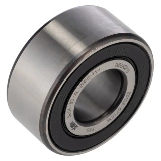 FAG Double Row Angular Contact Ball Bearing 20 mm ID, 47 mm OD, 20.6 mm Race Width 3204-BD-XL-2HRS-TVH