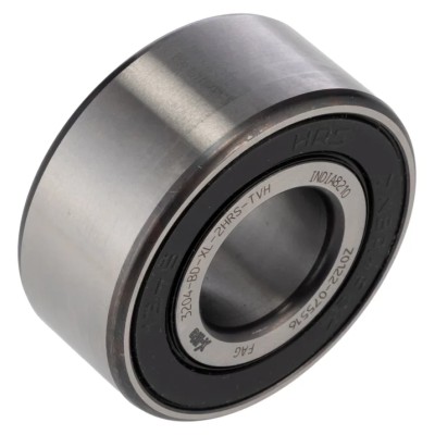 FAG Double Row Angular Contact Ball Bearing 20 mm ID, 47 mm OD, 20.6 mm Race Width 3204-BD-XL-2HRS-TVH