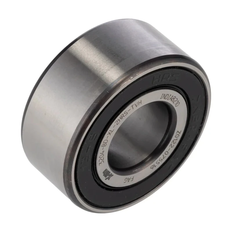 FAG Double Row Angular Contact Ball Bearing 20 mm ID, 47 mm OD, 20.6 mm Race Width 3204-BD-XL-2HRS-TVH