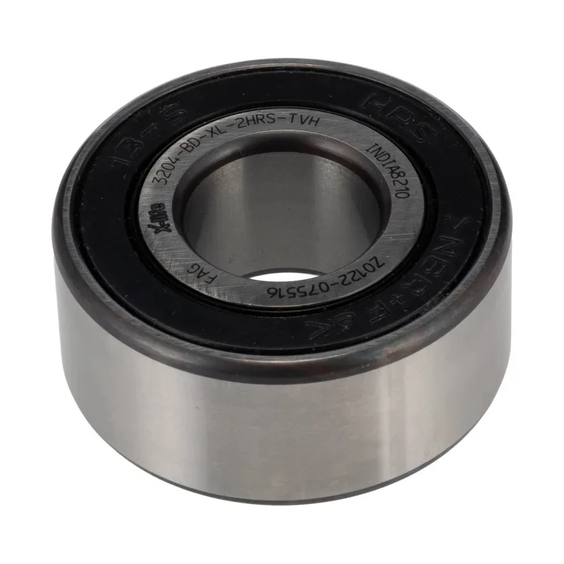 FAG Double Row Angular Contact Ball Bearing 20 mm ID, 47 mm OD, 20.6 mm Race Width 3204-BD-XL-2HRS-TVH