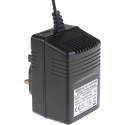 RS PRO 20 W 24V AC Output AC/AC Adapter Type G with 2.1 x 5.5 x 12 mm Centre Positive Connector 139-1777