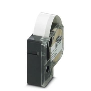 Phoenix Contact Label Printer Tape, Self-Adhesive Equipment Marking Labels, Silver with Black Imprint or White with 0803936