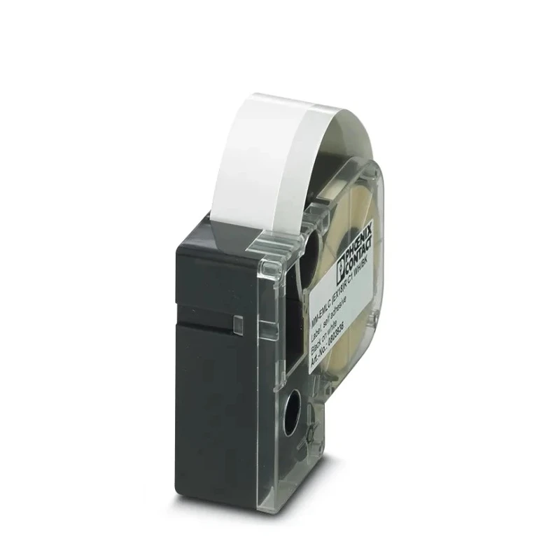 Phoenix Contact Label Printer Tape, Self-Adhesive Equipment Marking Labels, Silver with Black Imprint or White with 0803936