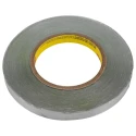 3M 420 Conductive Lead Tape, 12mm Width x 33m Length, 0.17mm Thickness, Rubber Adhesive, Dark Silver 420 12MMX33M