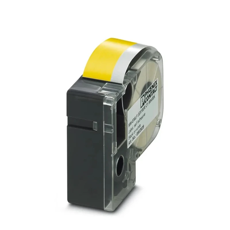 Phoenix Contact Label Printer Tape with Acrylic Adhesive, cULus Approved, White with Black Imprint 0803943