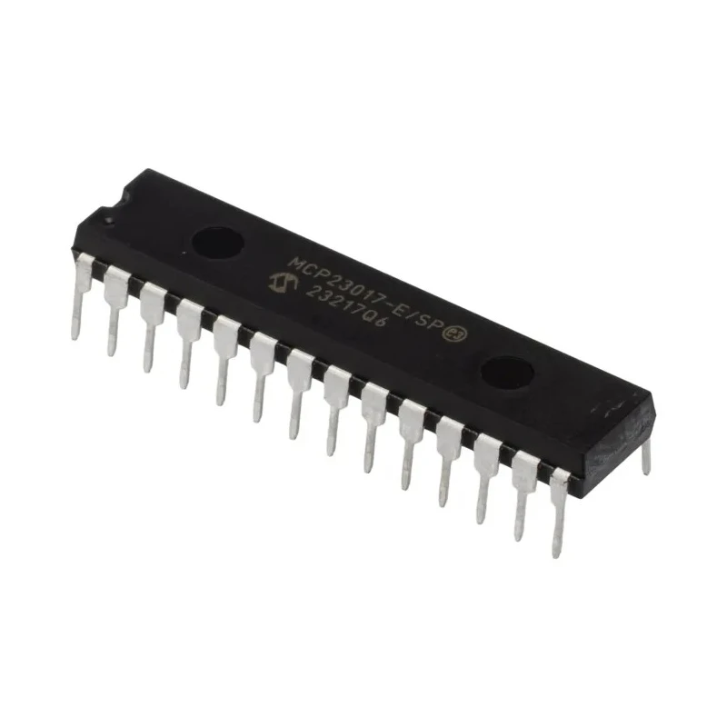 Microchip 16-Channel I/O Expander SPDIP 28 MCP23017-E/SP