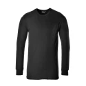 RS PRO Long Thermal Shirt Black Polyester Cotton Size S 50% Polyester 50% Cotton 200 g 141-7741