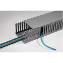 HellermannTyton HTWD-PD Grey Open Slot Cable Trunking W75mm x D100mm x L2m Polyvinyl Chloride 