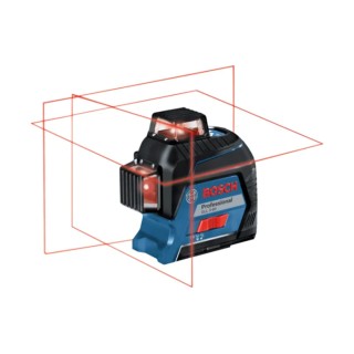 Bosch 650 nm Red Colour Line Laser 30 m Working Range Self-Levelling Laser Level 0601063S00