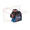 Bosch 650 nm Red Colour Line Laser 30 m Working Range Self-Levelling Laser Level 0601063S00