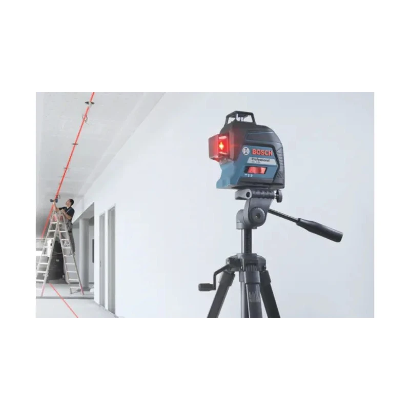 Bosch 650 nm Red Colour Line Laser 30 m Working Range Self-Levelling Laser Level 0601063S00