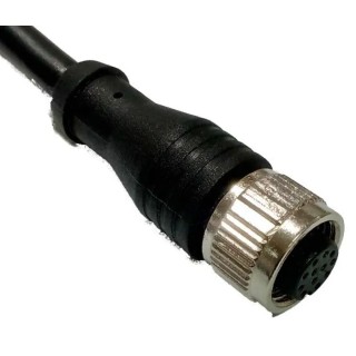 RS PRO Female 12 Way Straight to Unterminated Free End Sensor Actuator Cable 5 m 30V Polyurethane Jacket 144-7670
