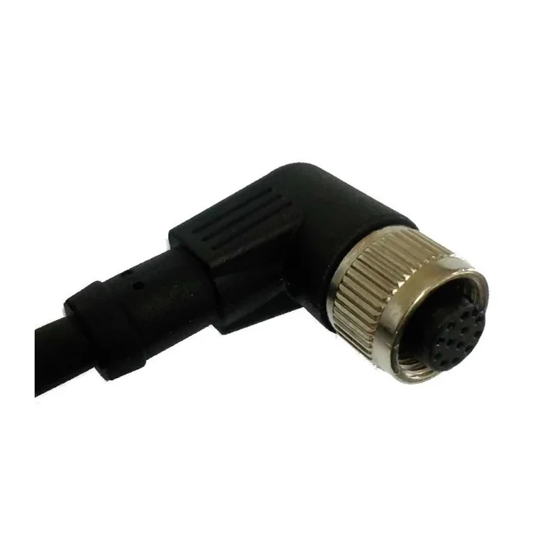 RS PRO Female 12 Way Right Angle to Unterminated Free End Sensor Actuator Cable, 2 m, Polyurethane Jacket, IP67 144-7665