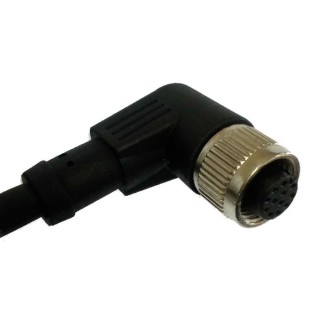 RS PRO Female 12 Way Right Angle to Unterminated Free End Sensor Actuator Cable 5m 30V 4A IP67 144-7678