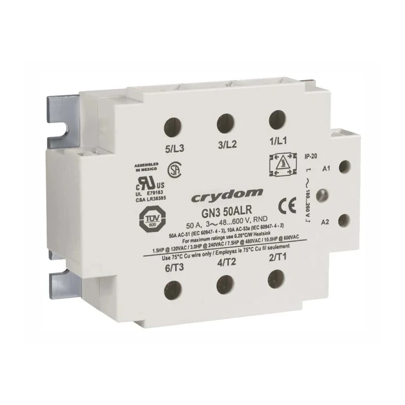 Crydom GN3 Series Solid State Relay Panel Mount 25A Load, 600 V AC Load, 32V DC Control GN325DSZ
