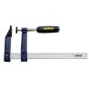 Irwin Medium Duty Pro F Clamp Black, Silver Finish 400 mm Jaw Opening 120 mm Jaw Depth 450 kg Clamping Force 10503570