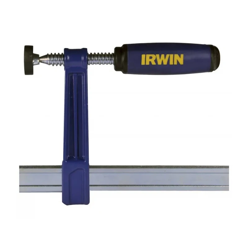Irwin Medium Duty Pro F Clamp Black, Silver Finish 400 mm Jaw Opening 120 mm Jaw Depth 450 kg Clamping Force 10503570