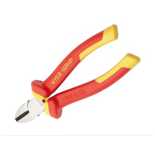 Irwin VDE/1000V Approved Diagonal Side Cutter with Alloy Steel Jaw and Bi-Metal Handle 150mm 10505865